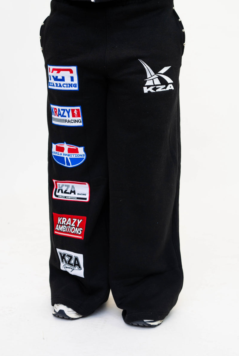Black Speed Zone Pants
