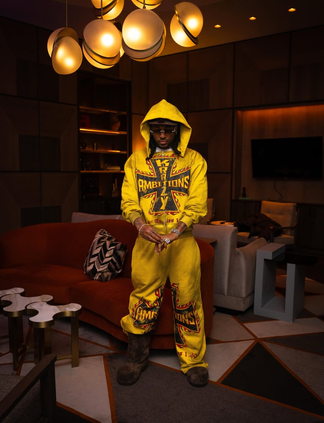 Yellow Midnight Riders Jacket